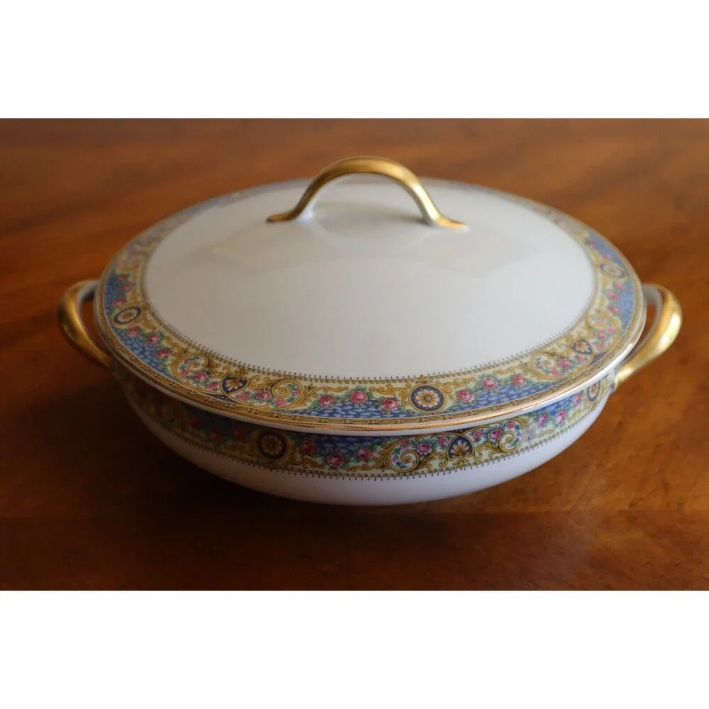 Charles Field Haviland Limoges Soup Tureen Bowl France CFH9 Covered Lid Dish